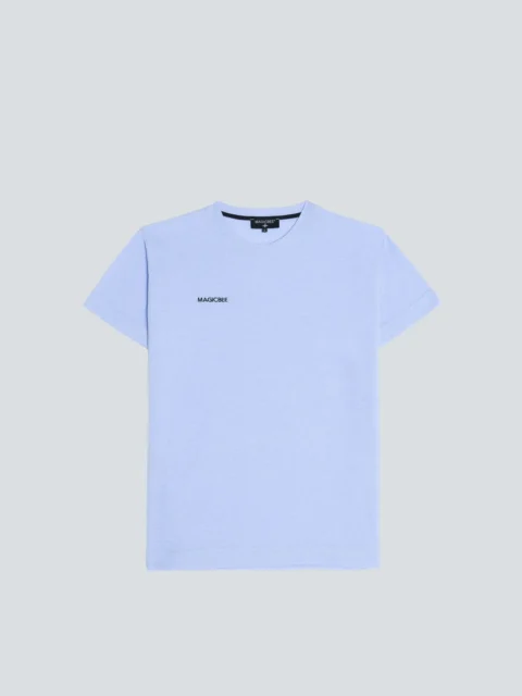 T-shirt Magicbee Lilac με waffle ύφασμα