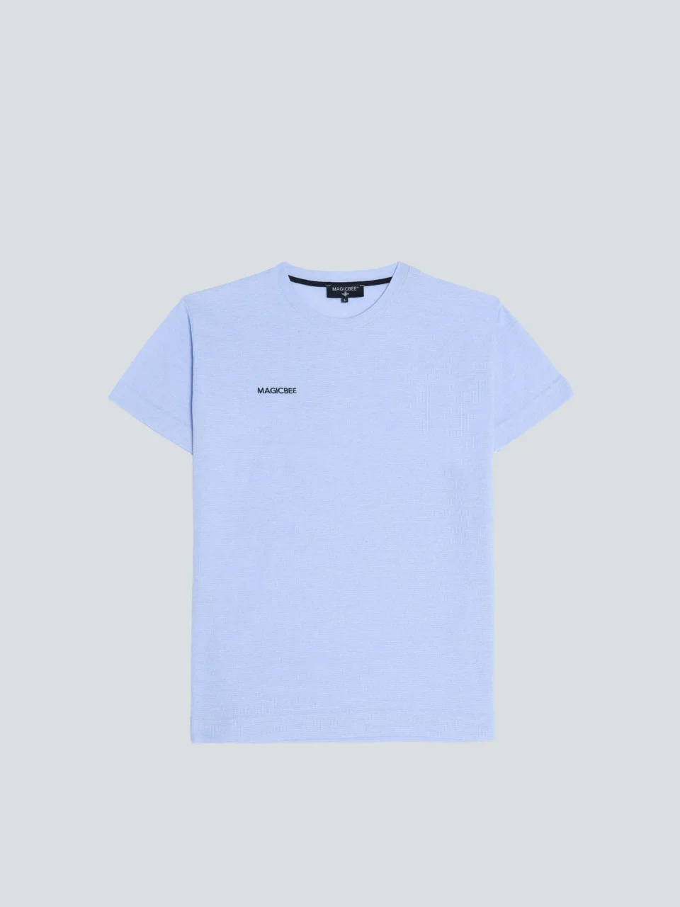 T-shirt Magicbee Lilac με waffle ύφασμα