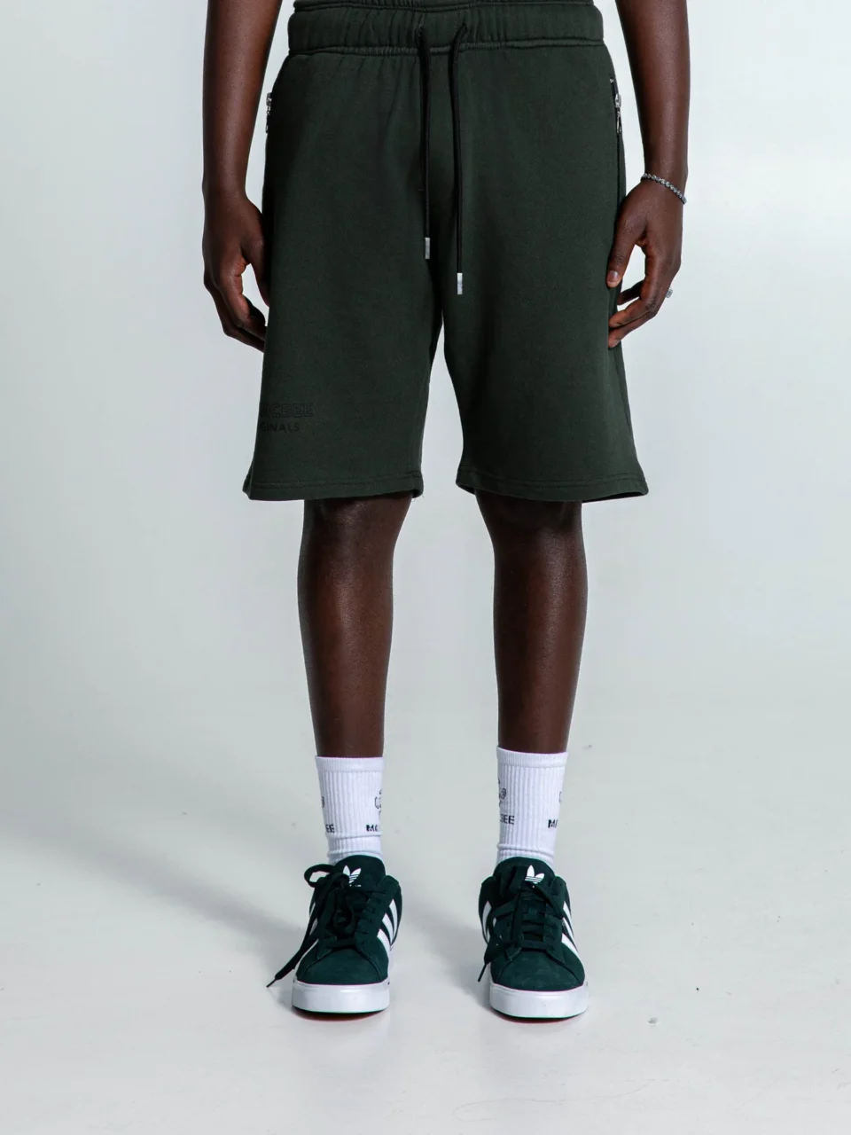 MagicBee Originals Logo Shorts - Khaki - Image 2